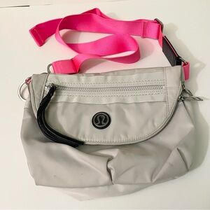 lululemon Festival Bag Dune and Deep Coal Crossbody Bag